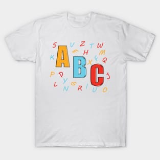 Cute ABC Design T-Shirt